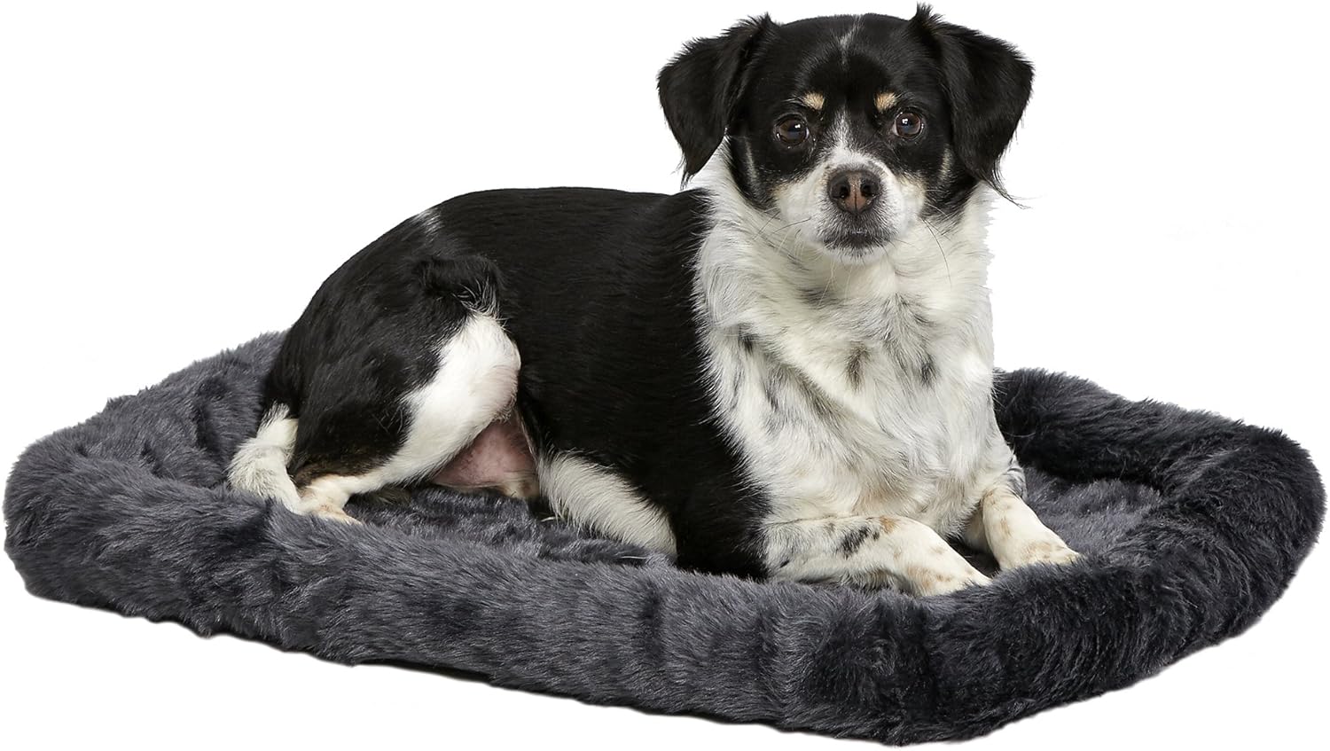 MidWest Homes for Pets QuietTime XXS Dog Bed – Cinnamon Faux Fur Bolster, Ultra-Soft and Machine Washable, Fits 18-Inch Crates and Carriers, for Small Dogs and Cats